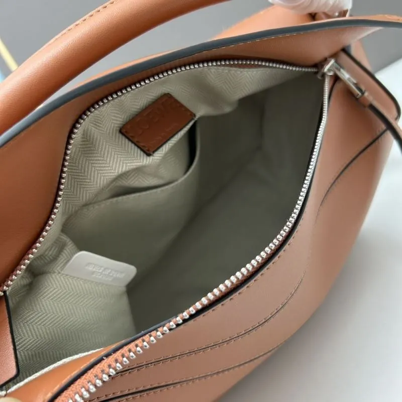 Loewe Brown Satchel Bag 933 - Image 7