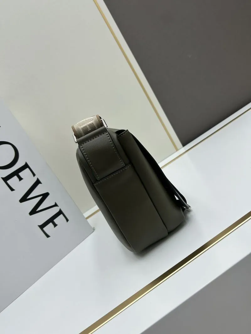 Loewe Olive Green Satchel Bag 944