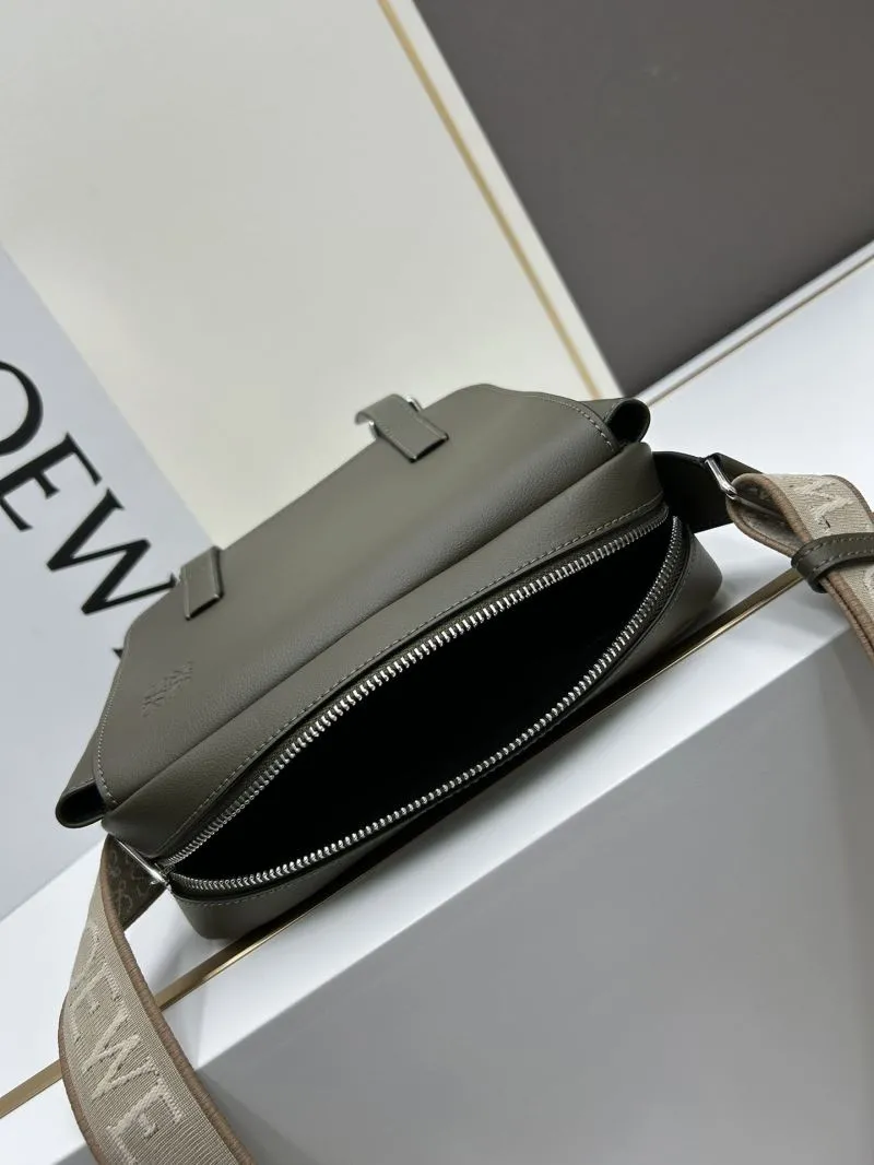 Loewe Olive Green Satchel Bag 944 - Image 6