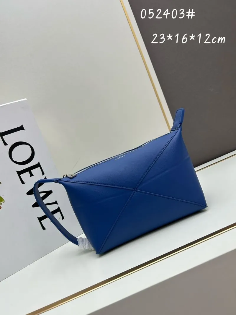 Loewe Blue Satchel Bag 052403