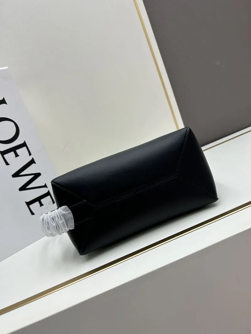LOEWE Black Leather Satchel Bag 052403 - Image 6