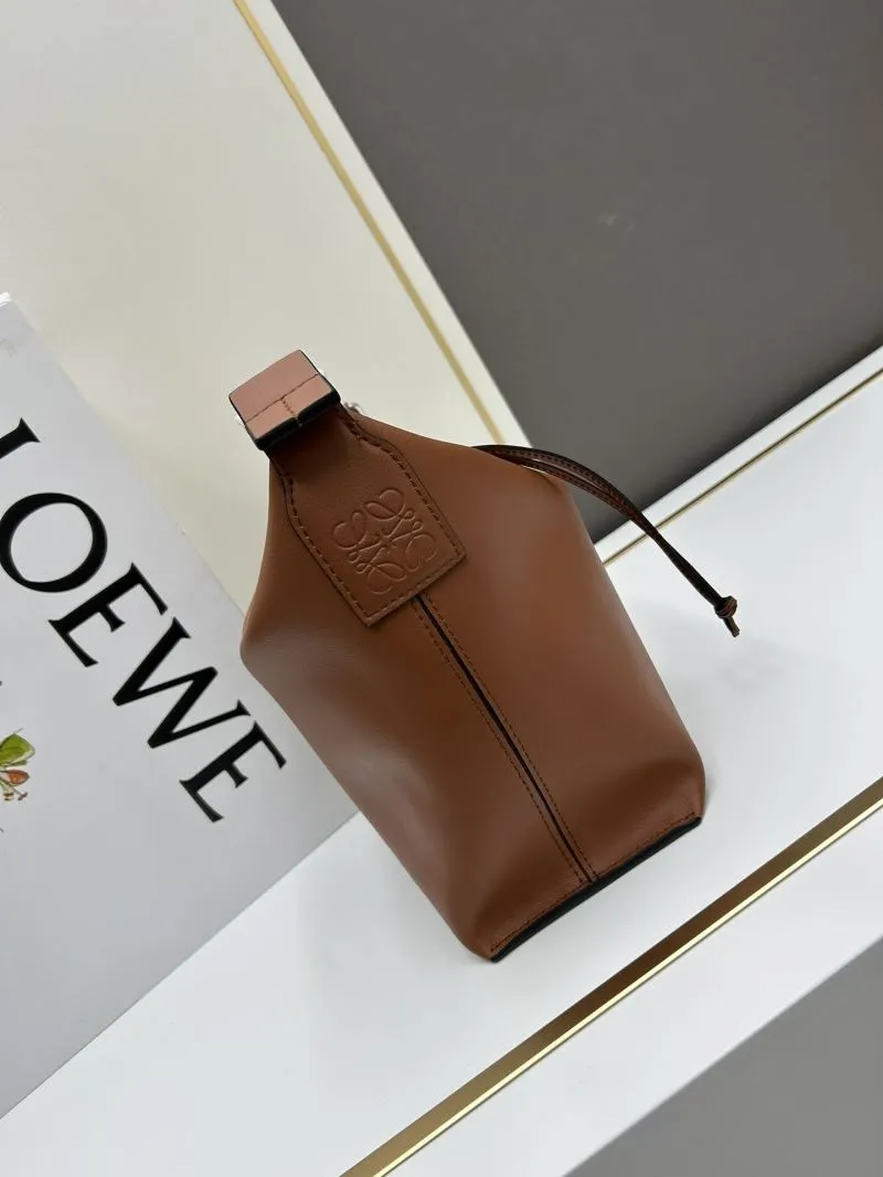 Alternative view of Loewe Brown Leather Satchel Bag S230731