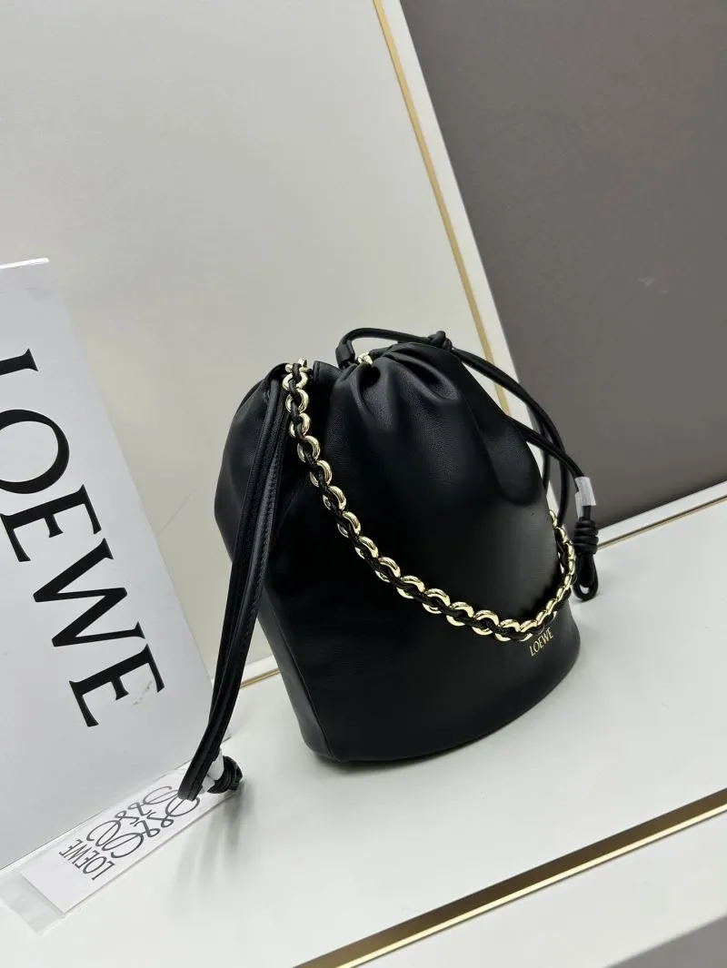 Alternative view of LOEWE Black Bucket Bag 260811