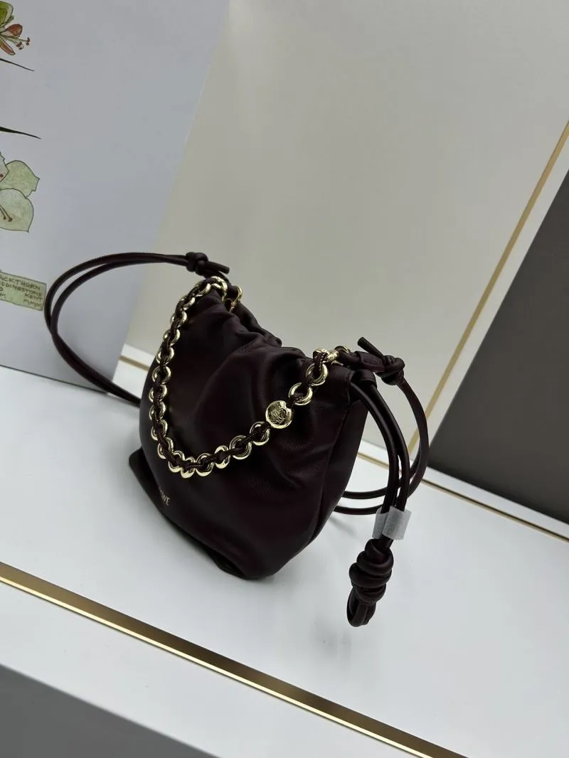Alternative view of LOEWE Dark Brown Crossbody Bucket Bag 260810