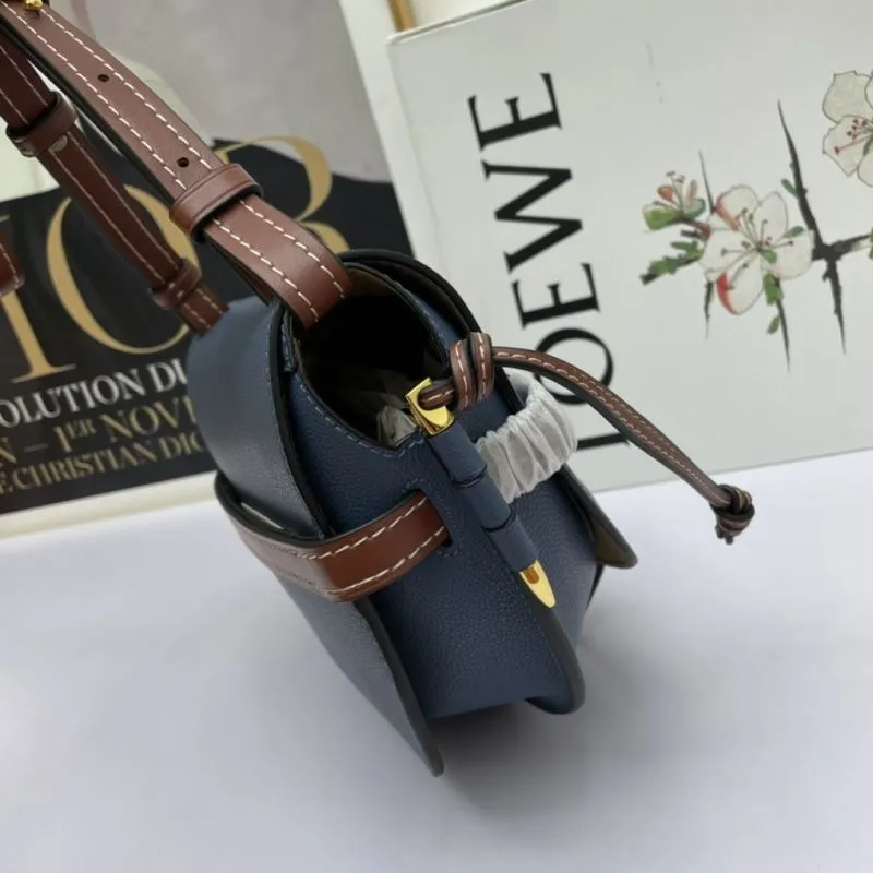 Alternative view of Loewe Blue Saddle Crossbody Bag 972