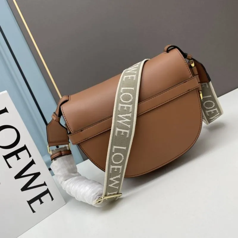 Loewe Brown Saddle Crossbody Bag 976