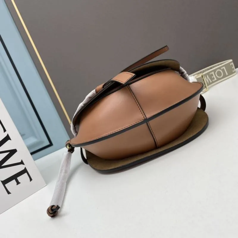 Loewe Brown Saddle Crossbody Bag 976 - Image 3