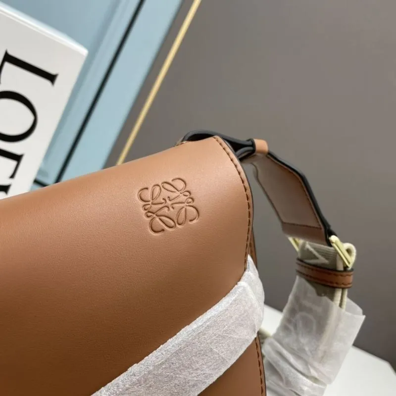 Loewe Brown Saddle Crossbody Bag 976 - Image 4