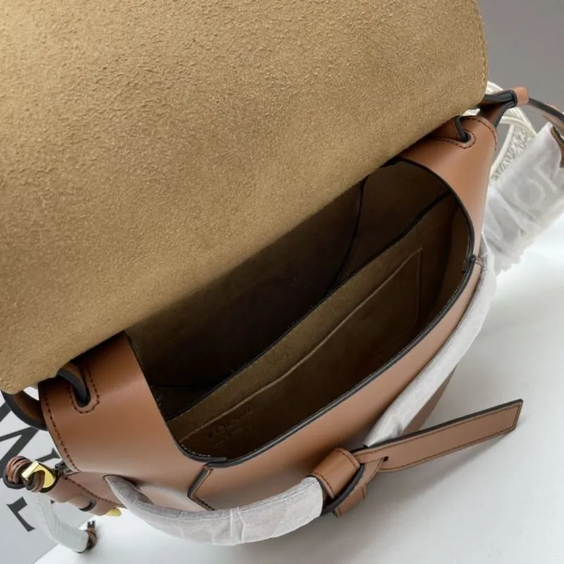 Loewe Brown Saddle Crossbody Bag 976 - Image 6