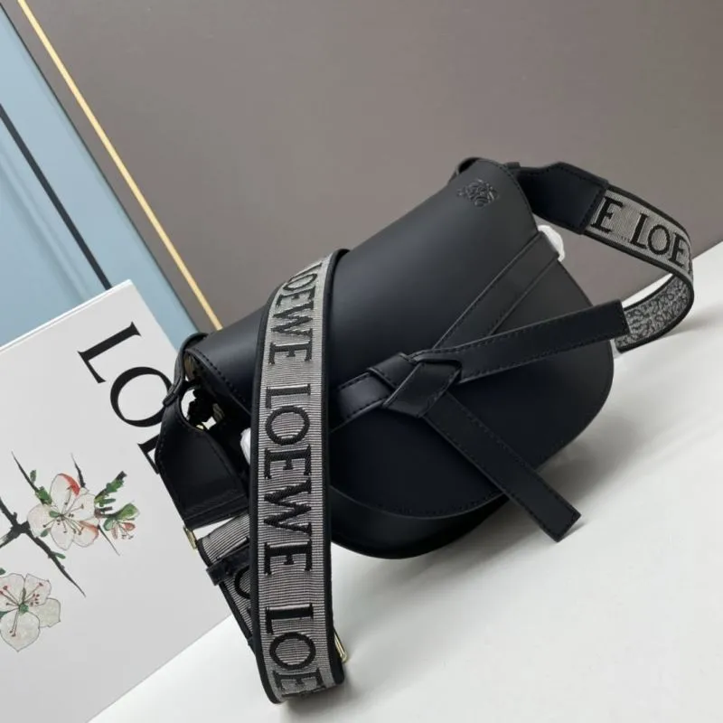 Loewe Black Saddle Crossbody Bag