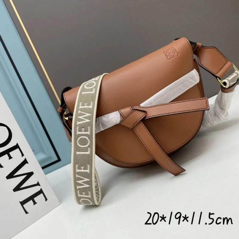 Alternative view of Loewe Leather Saddle Crossbody Bag