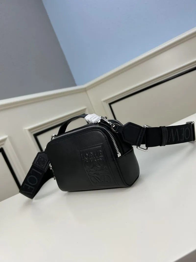 Alternative view of Loewe Black Crossbody Satchel Bag S0688