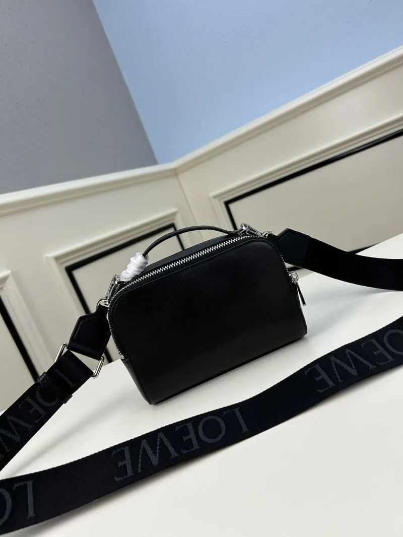 Loewe Black Crossbody Satchel Bag S0688 - Image 3