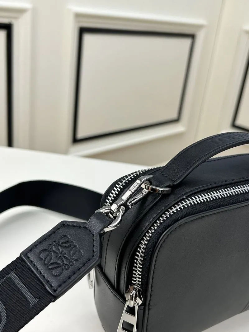 Loewe Black Crossbody Satchel Bag S0688 - Image 6