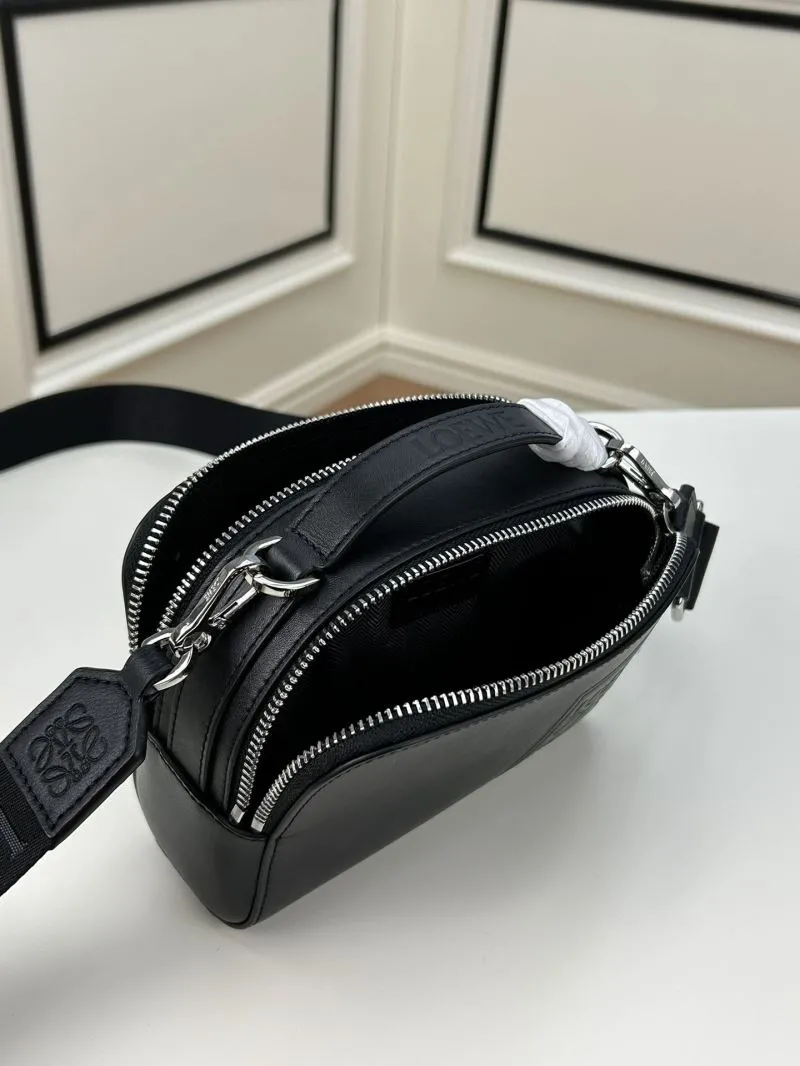 Loewe Black Crossbody Satchel Bag S0688 - Image 7