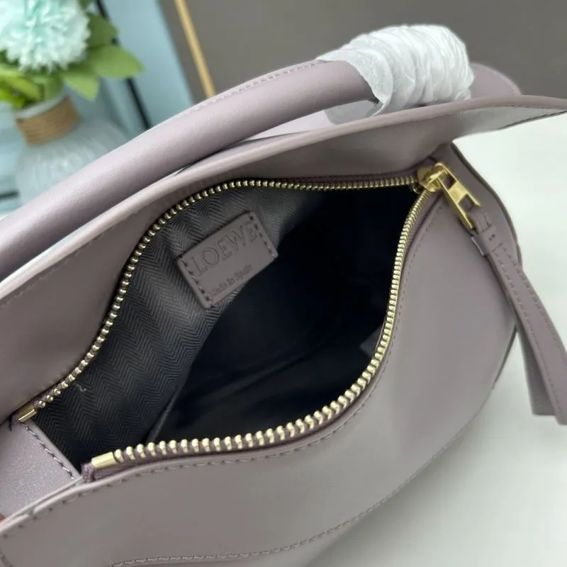 Loewe Mauve Satchel Crossbody Bag - Image 7