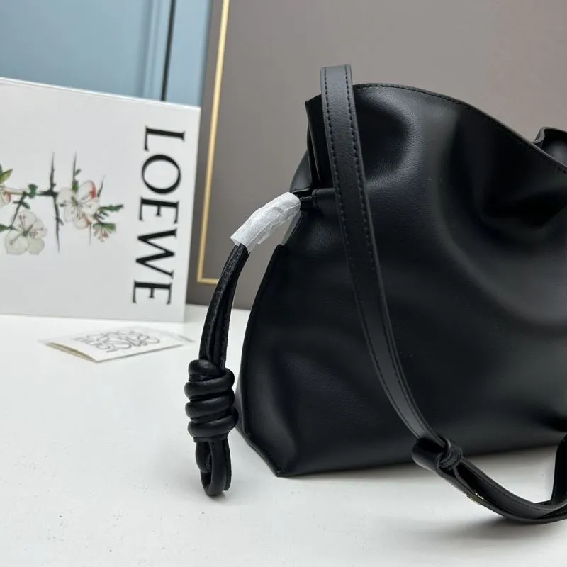 Loewe Black Leather Satchel Bag S062 - Image 5