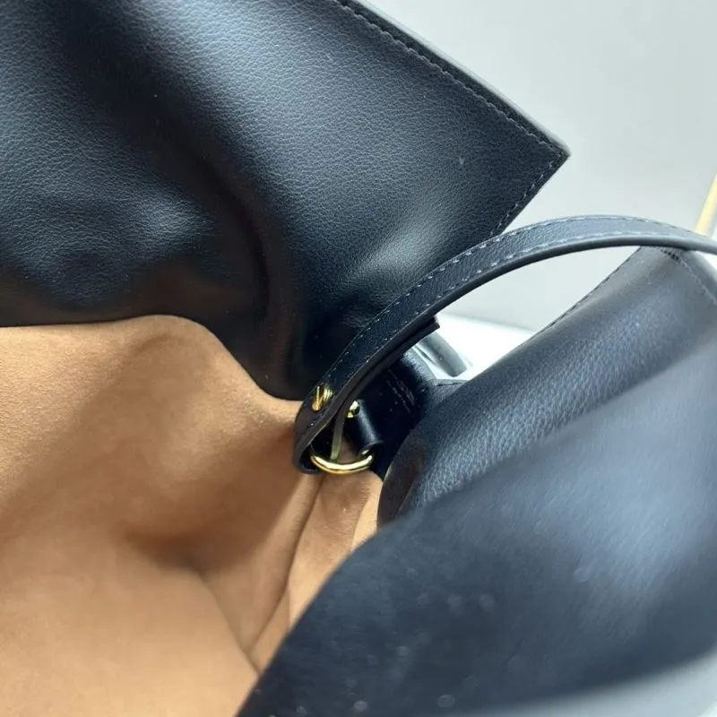 Loewe Black Leather Satchel Bag S062 - Image 6