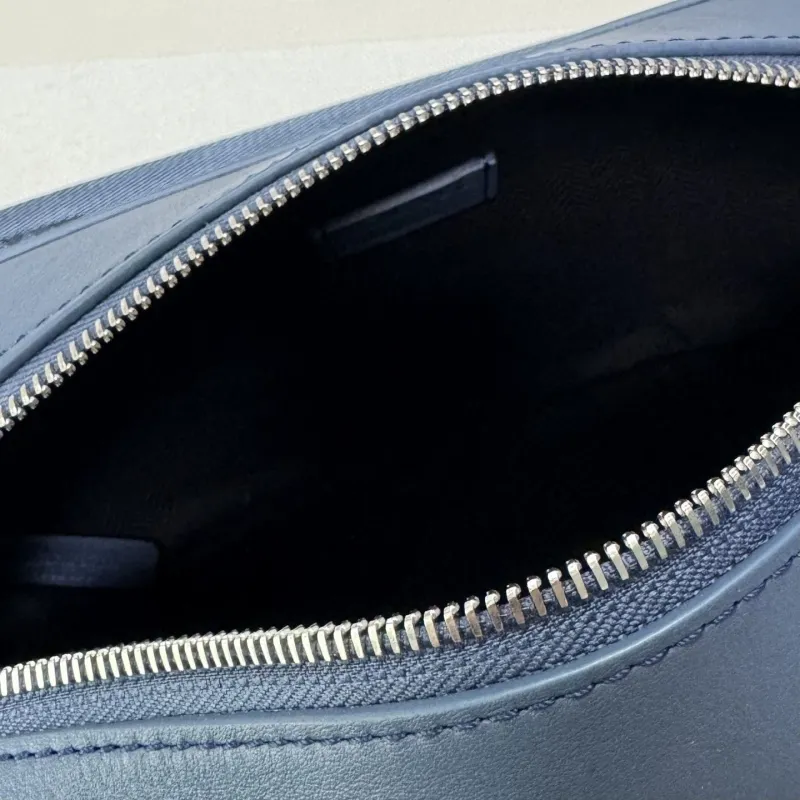 LOEWE Blue Leather Sling Waist Chest Bag - Image 8