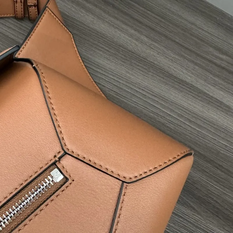 Loewe Brown Leather Waist Chest Pack - Image 7