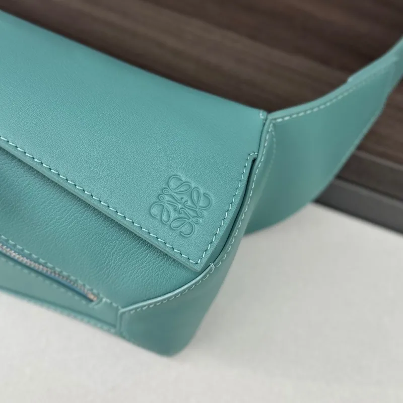 LOEWE Turquoise Leather Waist Chest Pack - Image 6