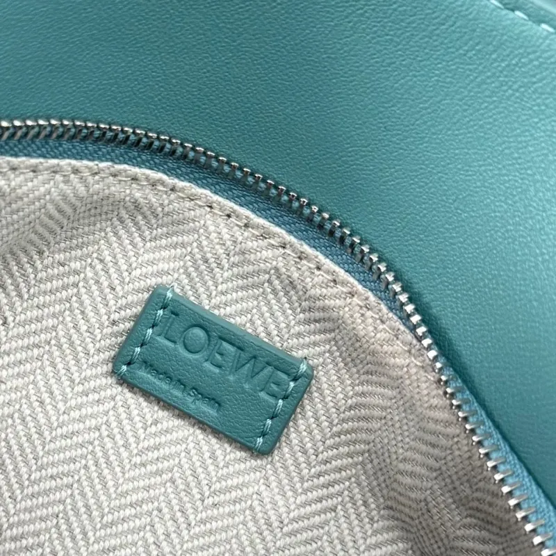 LOEWE Turquoise Leather Waist Chest Pack - Image 9