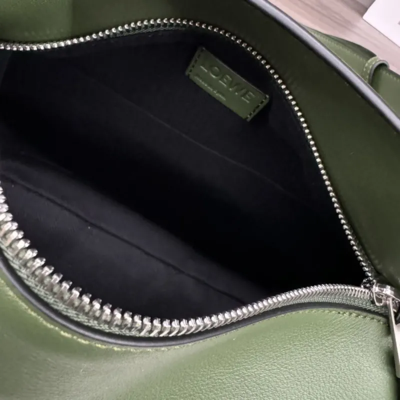 Loewe Green Leather Waist Sling Bag - Image 8