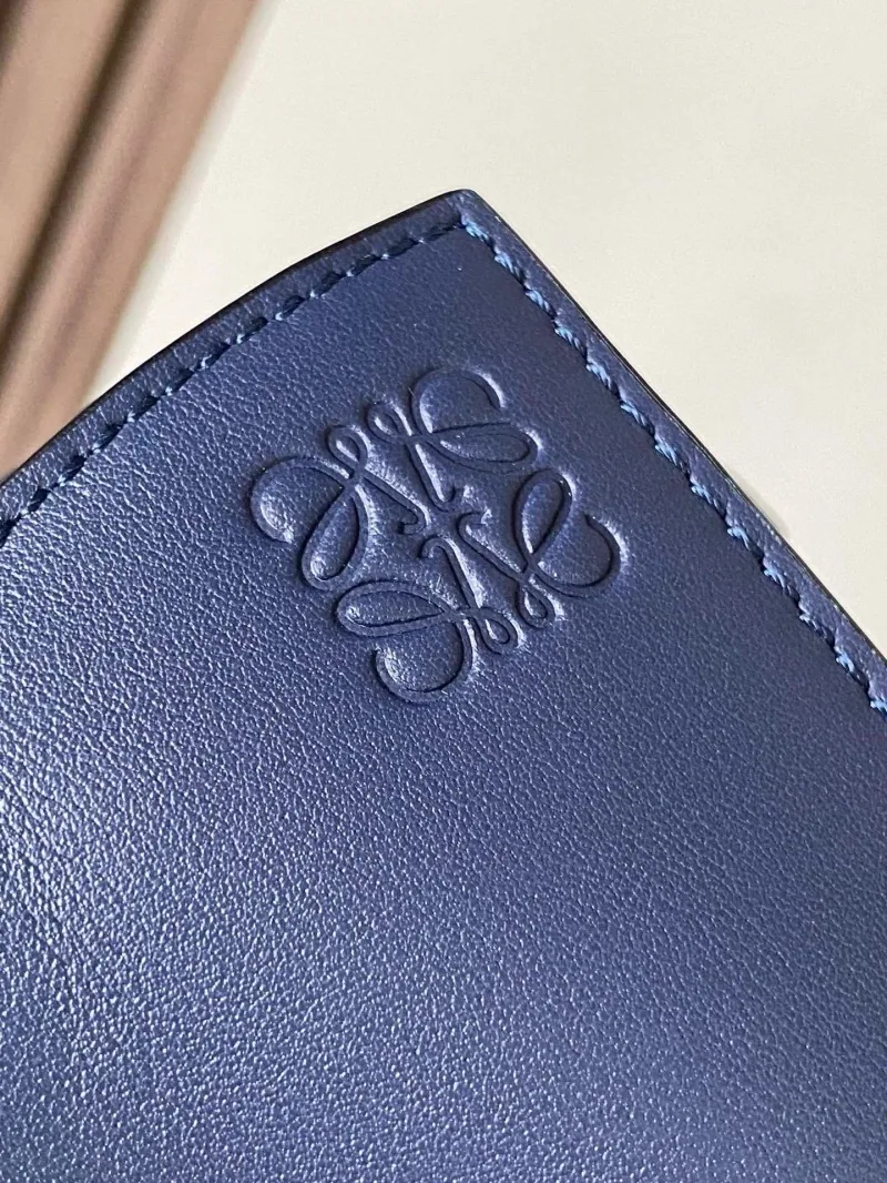 Loewe Blue Leather Waist Chest Bag - Image 5