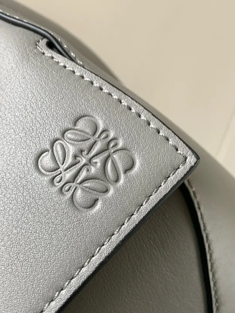 Loewe Gray Leather Waist Chest Pack - Image 5