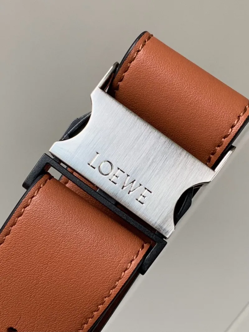 Loewe Brown Leather Waist Chest Pack - Image 7
