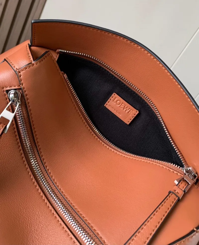 Loewe Brown Leather Waist Chest Pack - Image 8