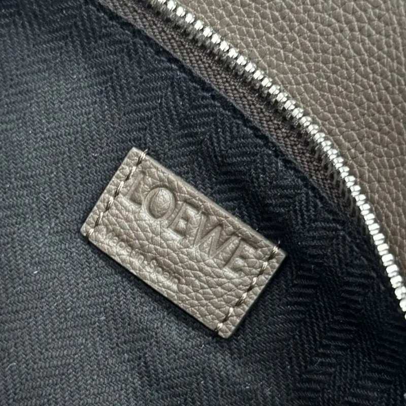 LOEWE Brown Leather Waist Chest Pack 71 - Image 9