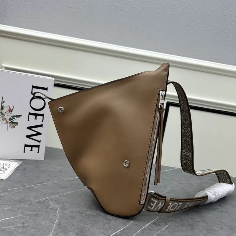 LOEWE Brown Waist Chest Sling Bag 5327 - Image 4