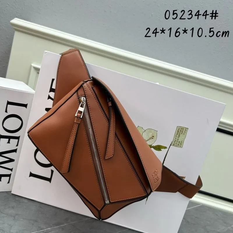 Loewe Brown Waist Chest Bag 052344