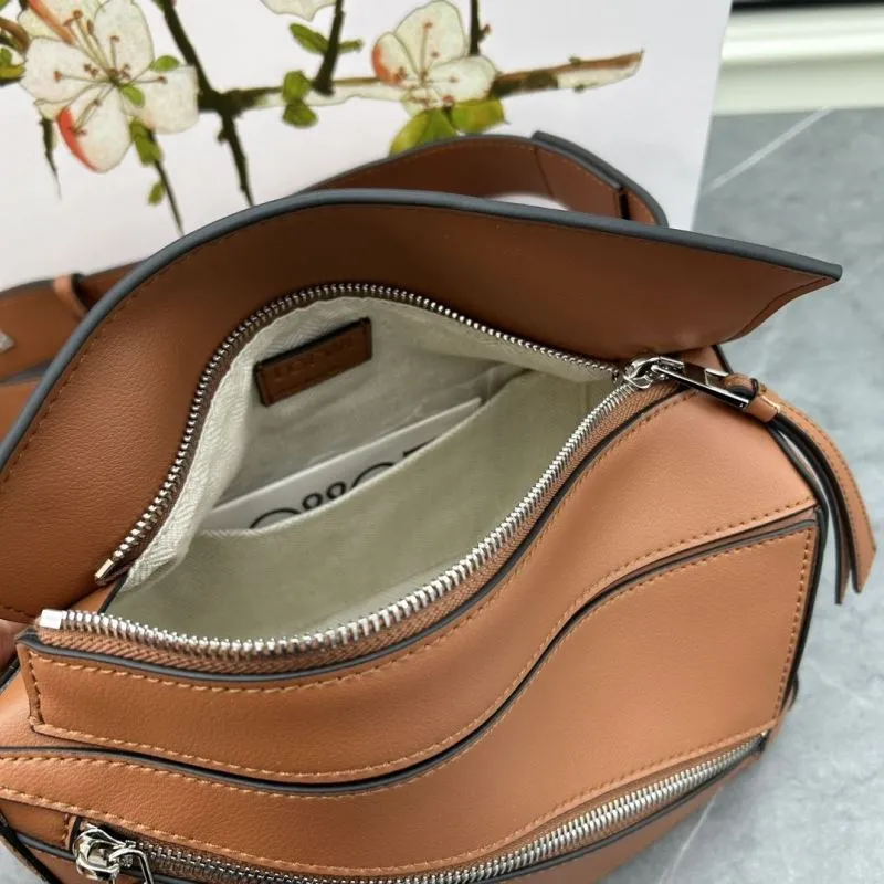 Loewe Brown Waist Chest Bag 052344 - Image 8
