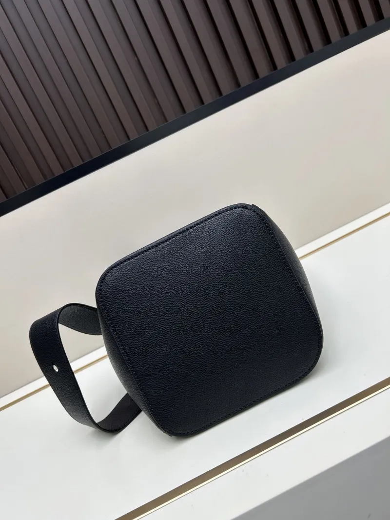 Loewe Black Leather Bucket Bag - Image 5