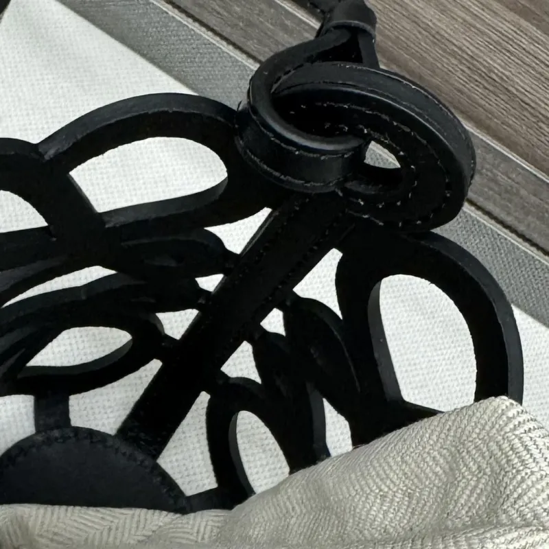 Loewe Mini Black White Bucket Crossbody Bag - Image 7