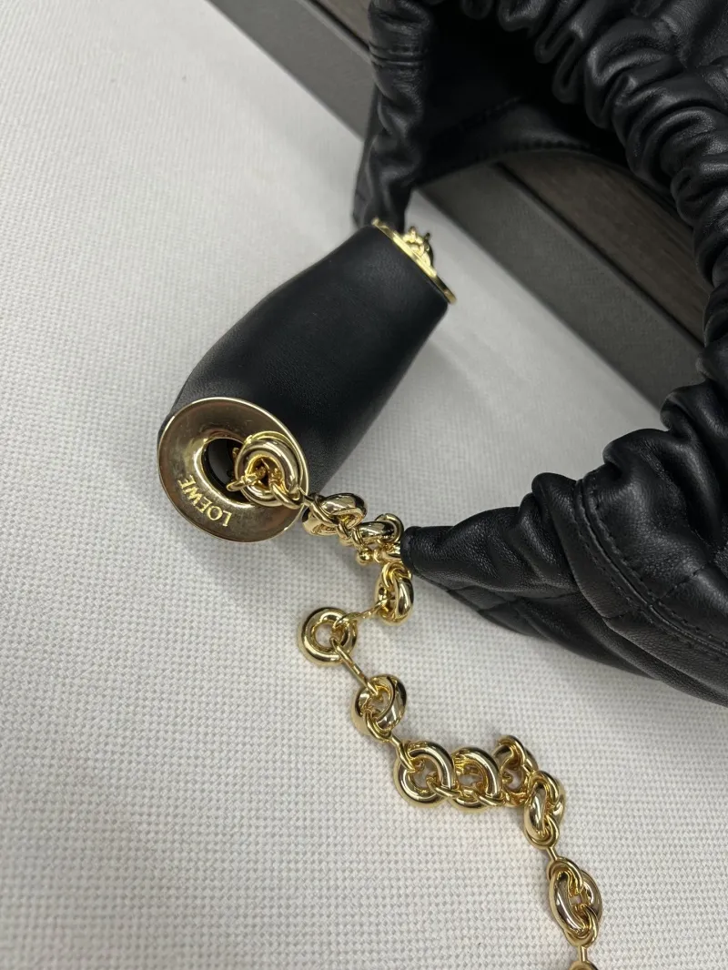 LOEWE Black Leather Bucket Bag - Image 7