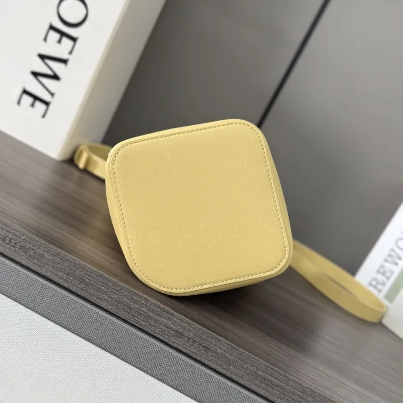 LOEWE Pale Yellow Bucket Bag - Image 4