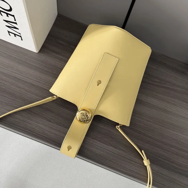 LOEWE Pale Yellow Bucket Bag - Image 5