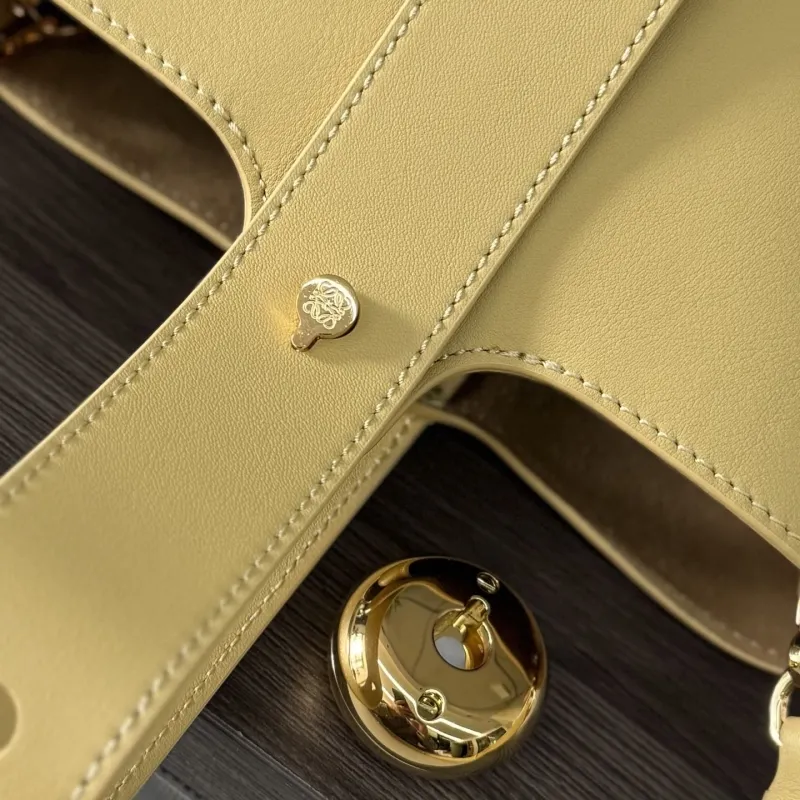 LOEWE Pale Yellow Bucket Bag - Image 6