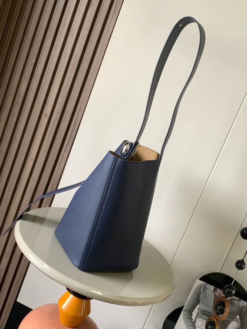 Alternative view of Loewe Navy Blue Bucket Bag