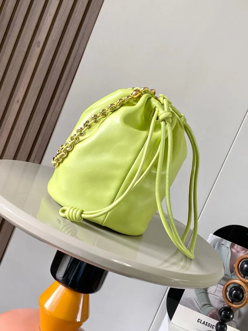 Alternative view of LOEWE Lime Green Bucket Bag 92