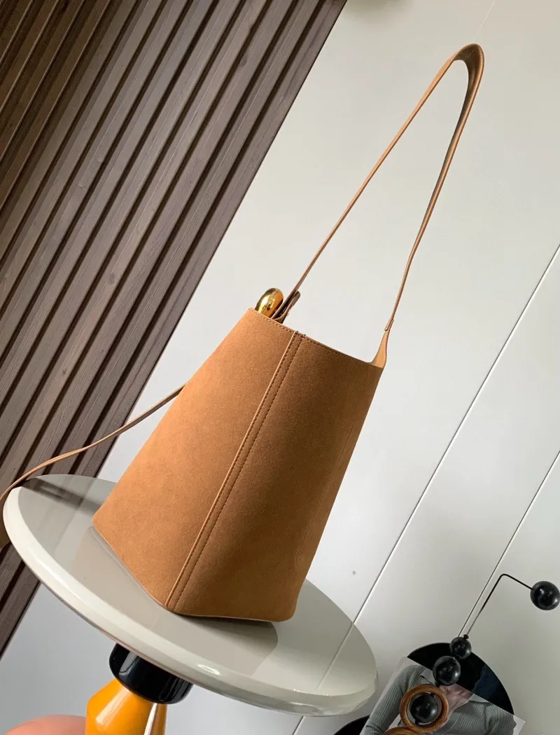 Alternative view of Loewe Brown Suede Bucket Bag