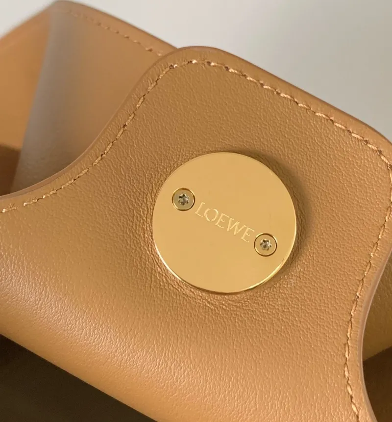 Loewe Brown Suede Bucket Bag - Image 7