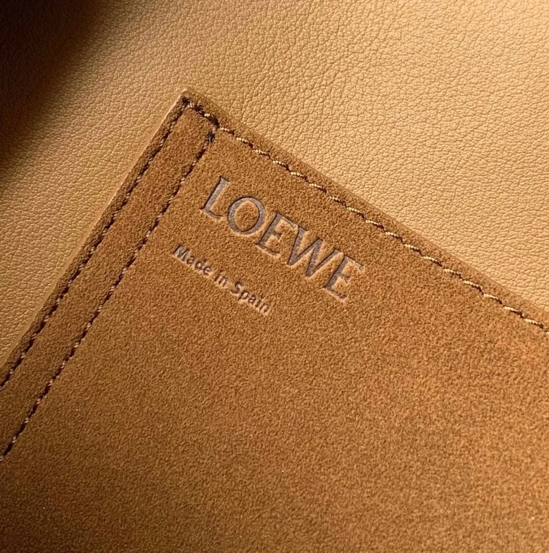 Loewe Brown Suede Bucket Bag - Image 9
