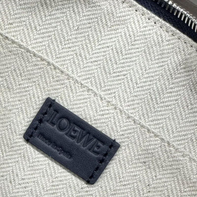 Loewe Navy Leather Bucket Bag 101 - Image 9
