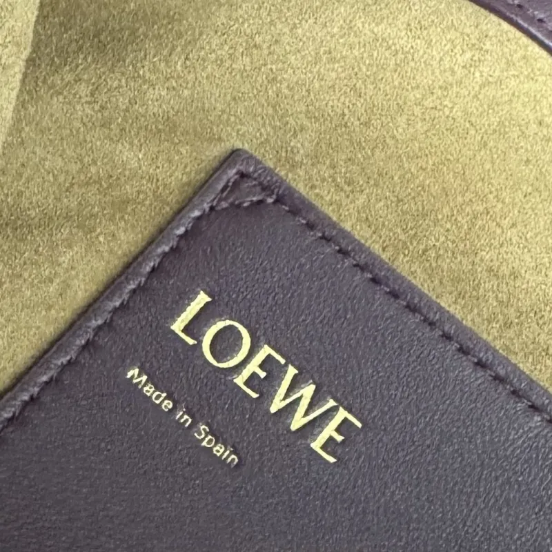 LOEWE Dark Brown Bucket Bag 124 - Image 9