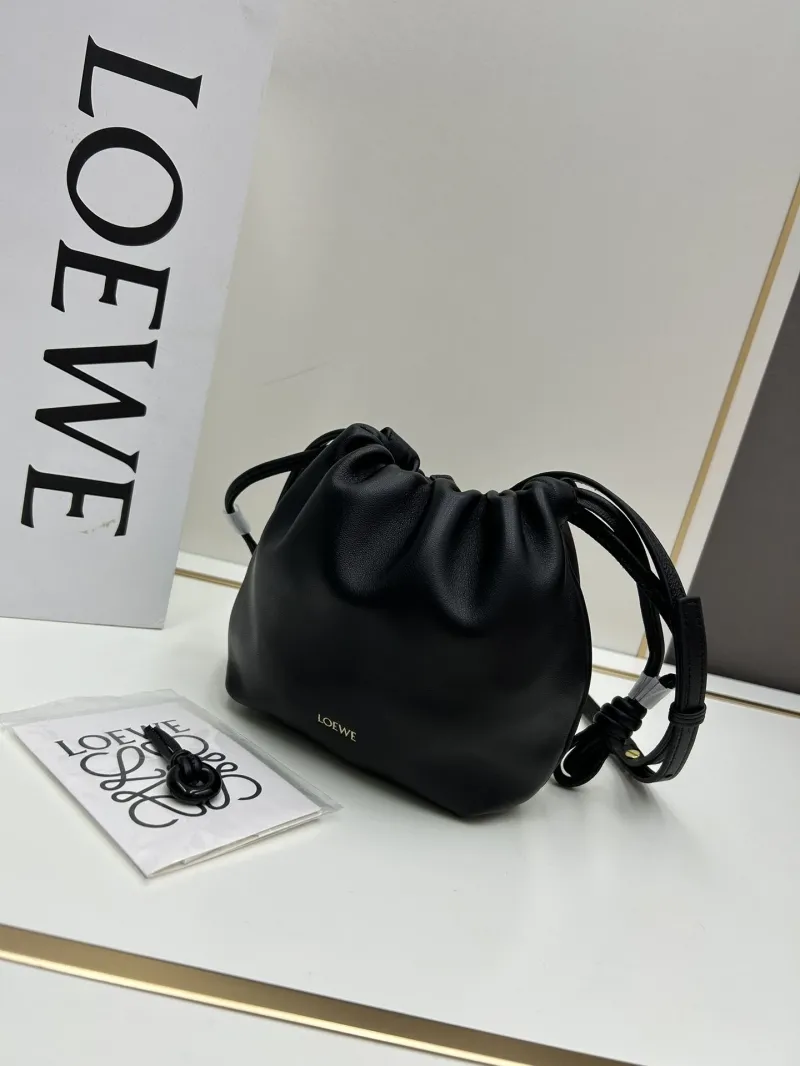 Alternative view of LOEWE Black Leather Bucket Bag 062308