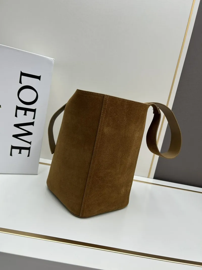 Alternative view of LOEWE Brown Suede Bucket Bag 652288